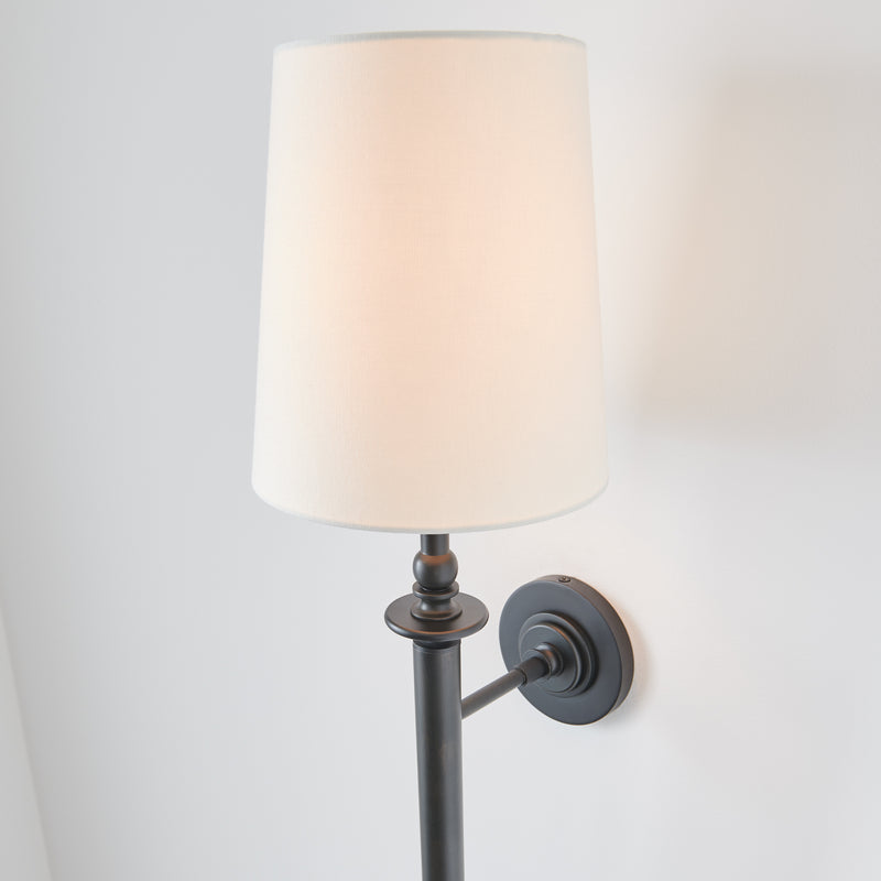 Visual Comfort Studio TW1021AI One Light Wall Sconce, Aged Iron