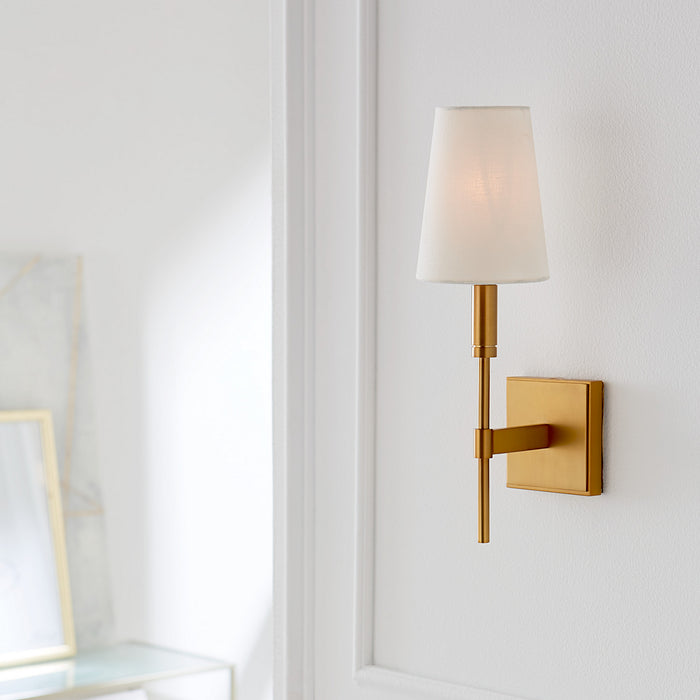 Visual Comfort Studio TW1031BBS One Light Wall Sconce, Burnished Brass
