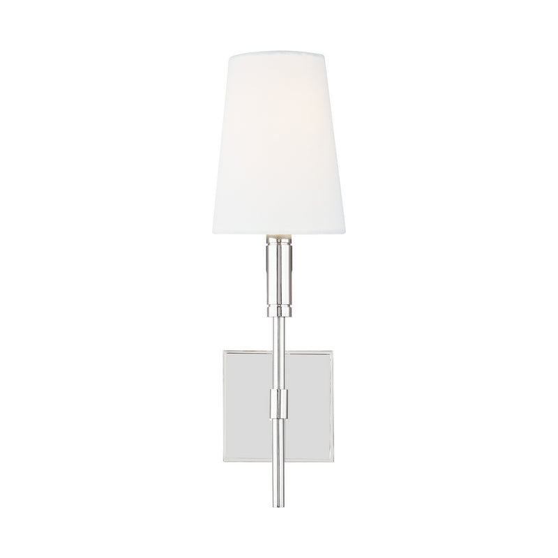 Visual Comfort Studio TW1031PN One Light Wall Sconce, Polished Nickel