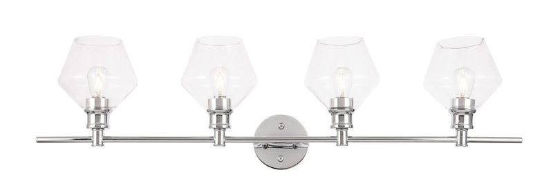 Elegant Lighting LD2320C Four Light Wall Sconce, Chrome