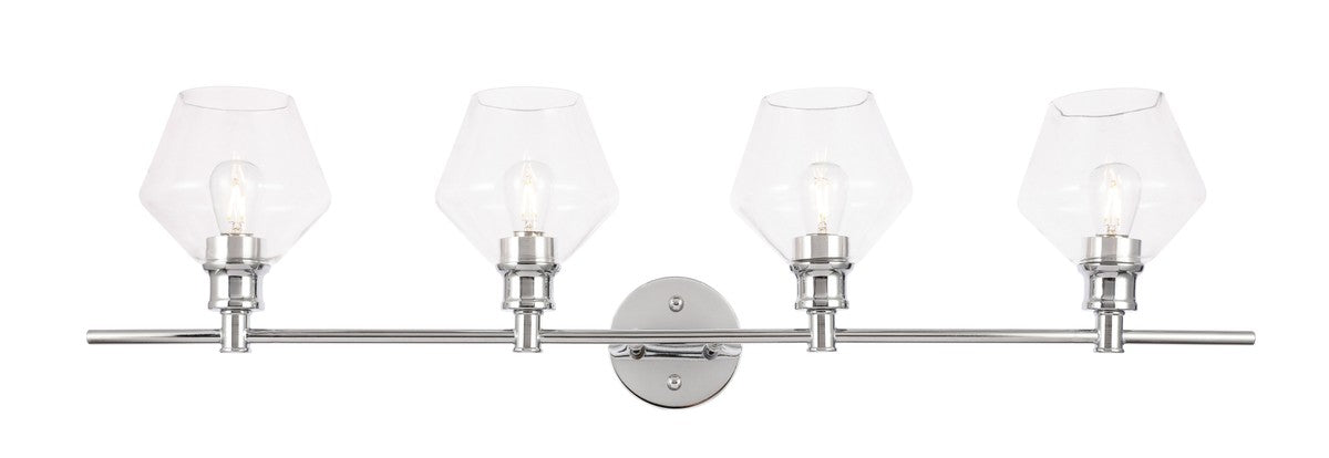 Elegant Lighting LD2320C Four Light Wall Sconce, Chrome