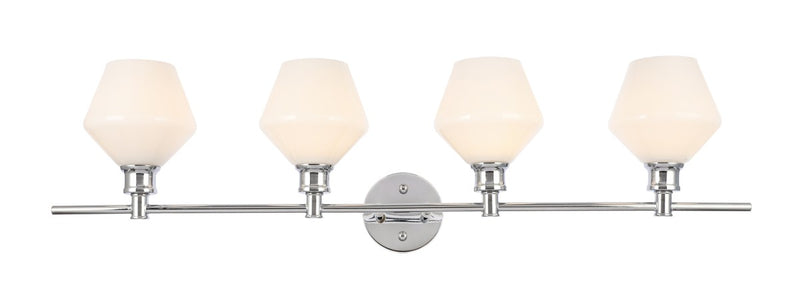Elegant Lighting LD2321C Four Light Wall Sconce, Chrome
