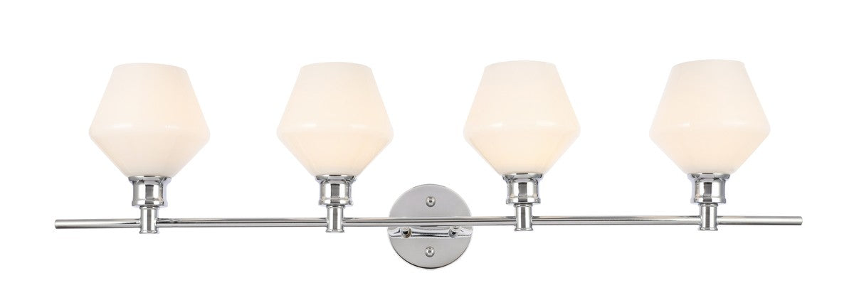 Elegant Lighting LD2321C Four Light Wall Sconce, Chrome