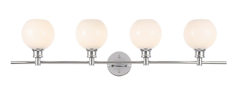 Elegant Lighting LD2323C Four Light Wall Sconce, Chrome