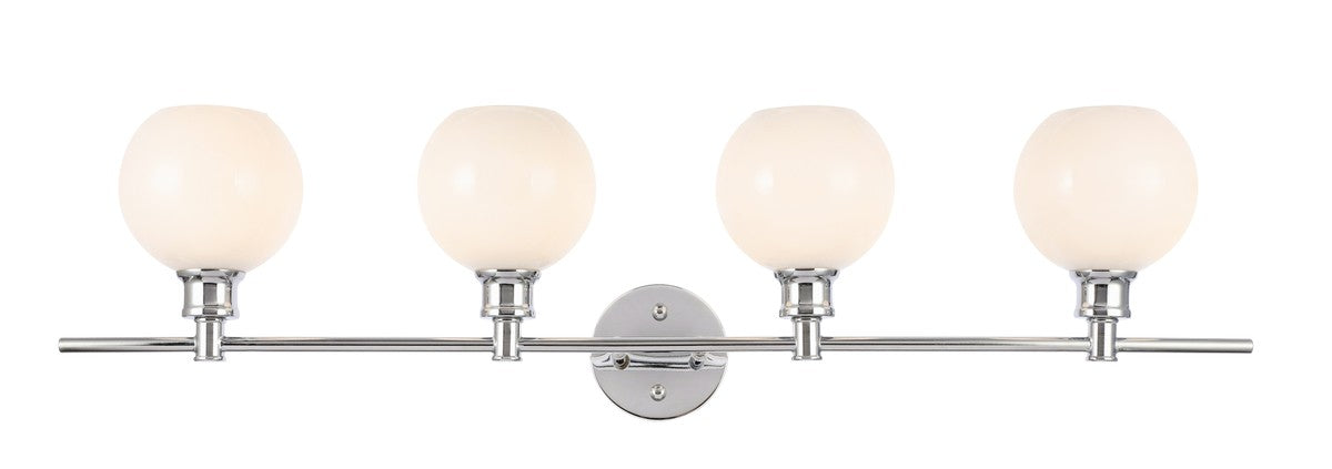 Elegant Lighting LD2323C Four Light Wall Sconce, Chrome