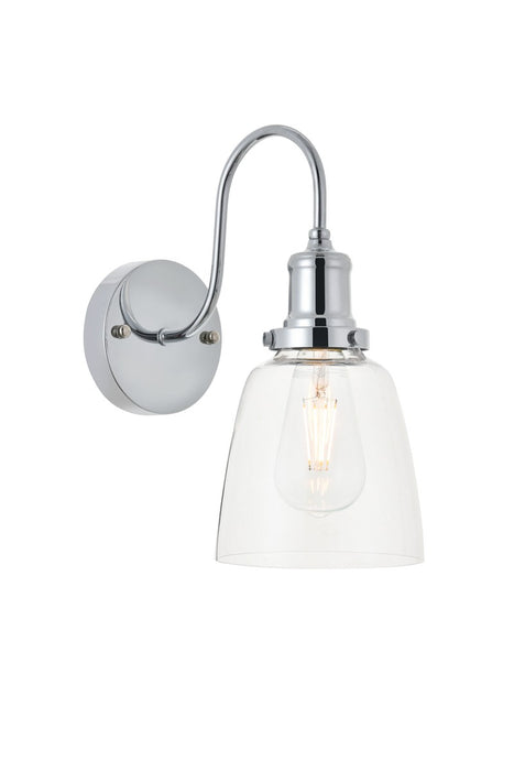 Elegant Lighting LD4013W6C One Light Wall Sconce, Chrome