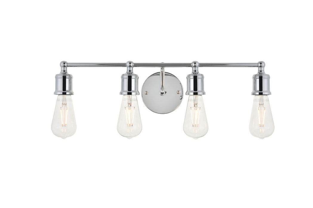 Elegant Lighting LD4028W22C Four Light Wall Sconce, Chrome