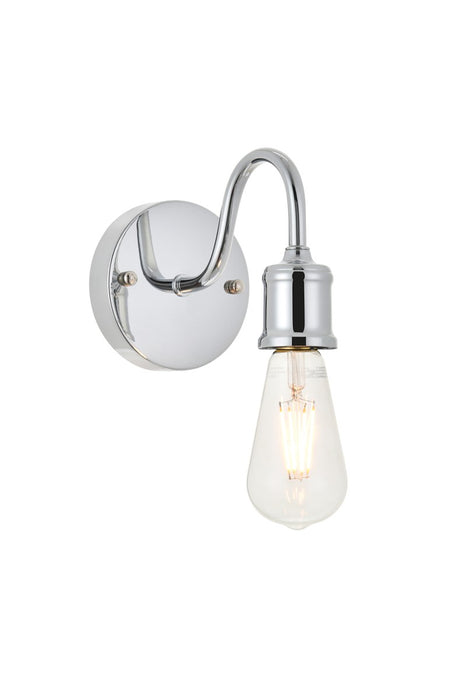 Elegant Lighting LD4028W5C One Light Wall Sconce, Chrome