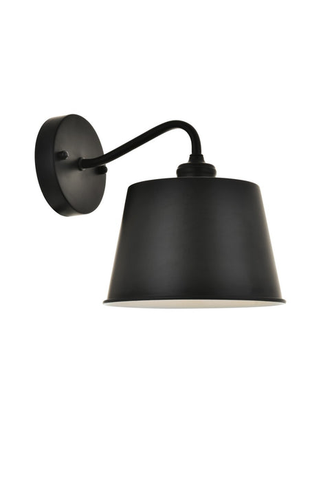 Elegant Lighting LD4059W8BK One Light Wall Sconce, black