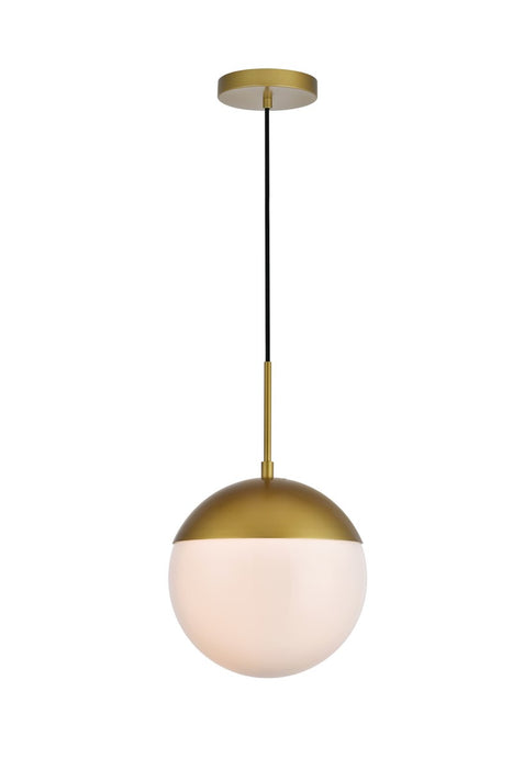 Elegant Lighting LD6036BR One Light Pendant, Brass
