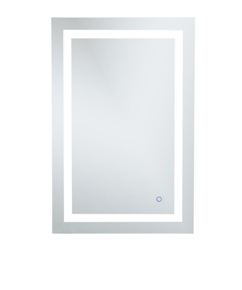 Elegant Lighting MRE12436 LED Mirror, Silver