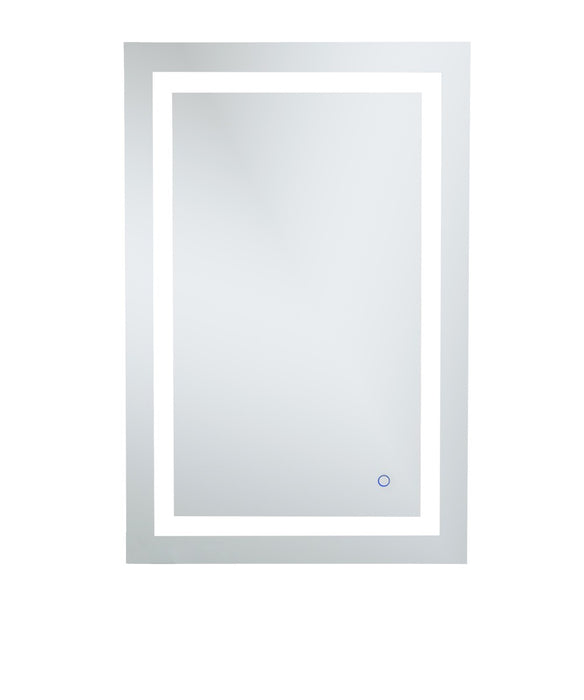 Elegant Lighting MRE12436 LED Mirror, Silver