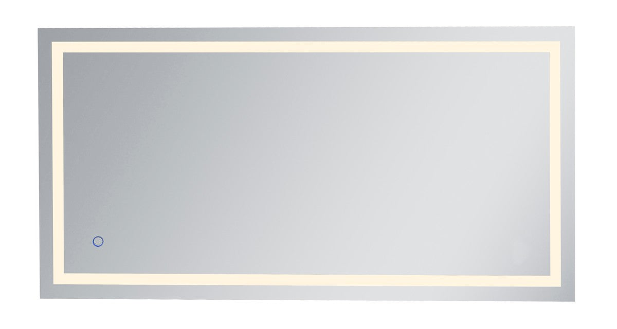 Elegant Lighting MRE13672 LED Mirror, Silver