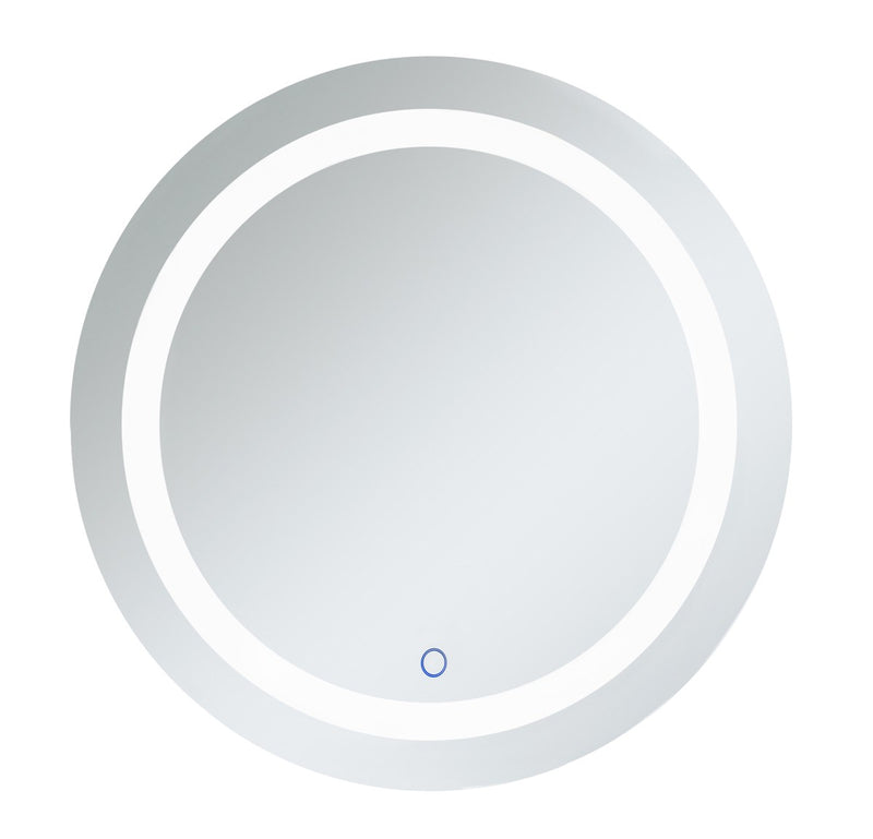 Elegant Lighting MRE22828 LED Mirror, Silver
