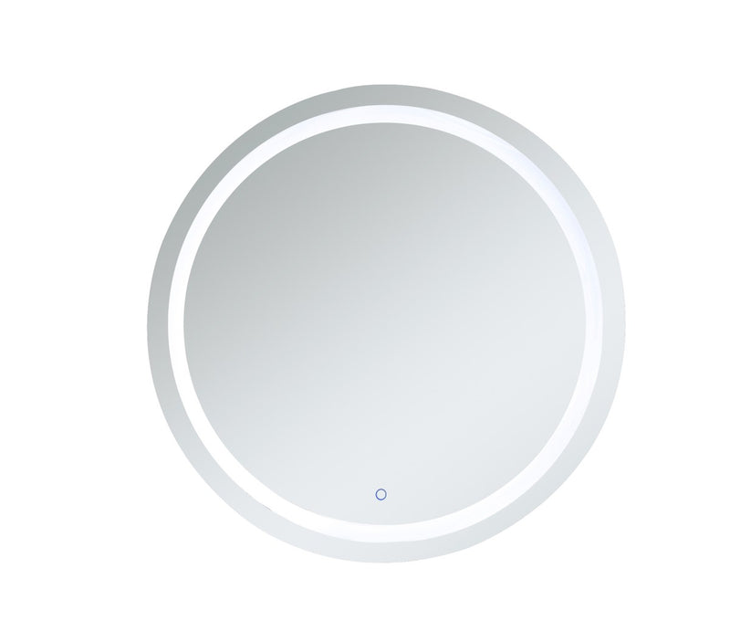 Elegant Lighting MRE24242 LED Mirror, Silver