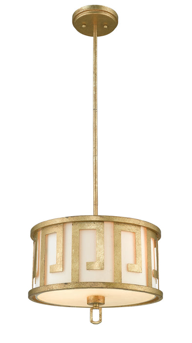 Lucas + McKearn GN/LEMURIA/P/M Two Light Pendant/Semi Flush, Antique Gold