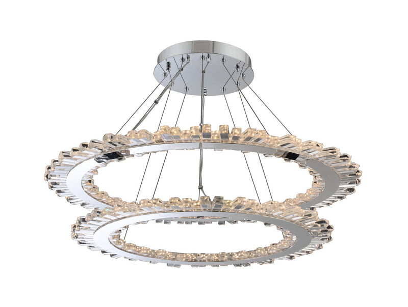 Allegri 032753-010-FR001 LED Pendant, Chrome