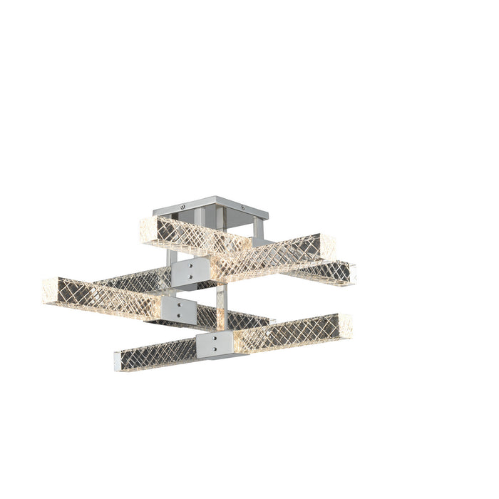 Allegri 034940-010-FR001 LED Flush Mount, Chrome