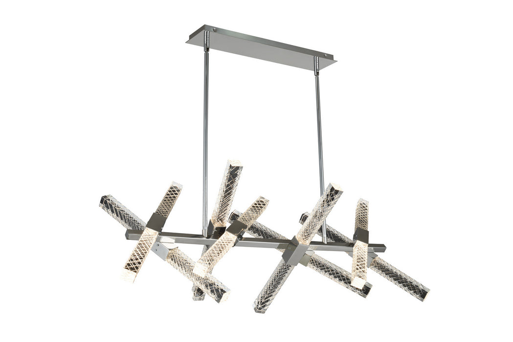 Allegri 034960-010-FR001 LED Island Pendant, Chrome