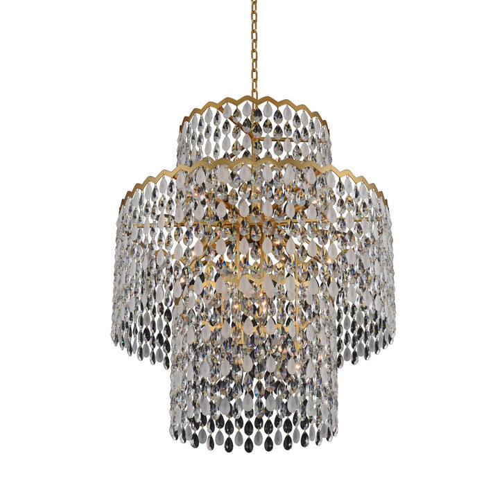 Allegri 035952-003-FR001 21 Light Pendant, Antique Brass