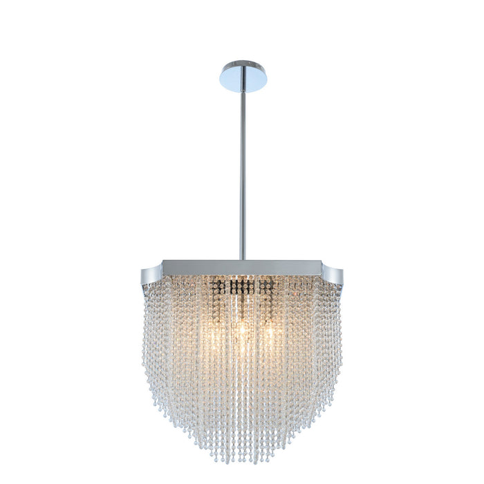 Allegri 036051-010-FR001 Eight Light Pendant, Chrome