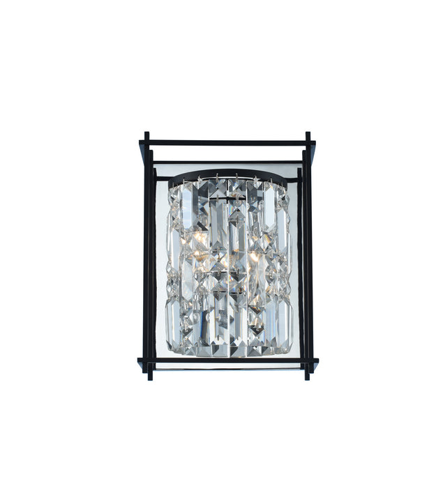 Allegri 036120-052-FR001 One Light Wall Sconce, Matte Black