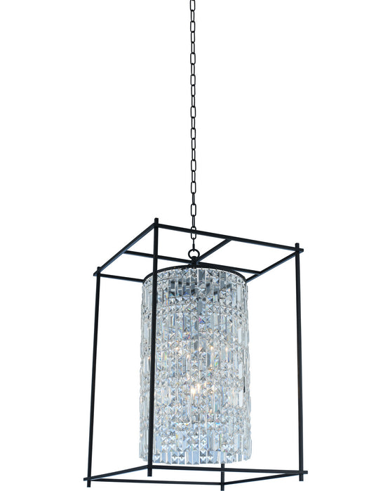 Allegri 036151-052-FR001 Six Light Foyer Pendant, Matte Black
