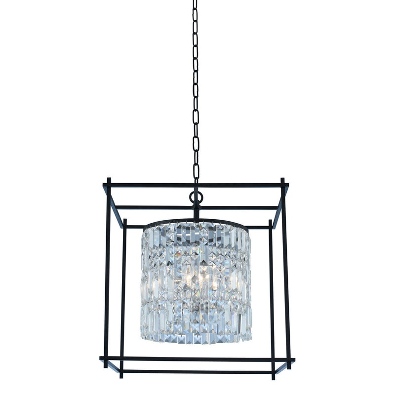 Allegri 036152-052-FR001 Six Light Pendant, Matte Black