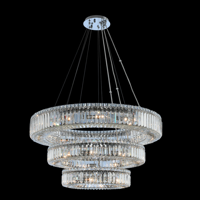 Allegri 11771-010-FR001 27 Light Pendant, Chrome