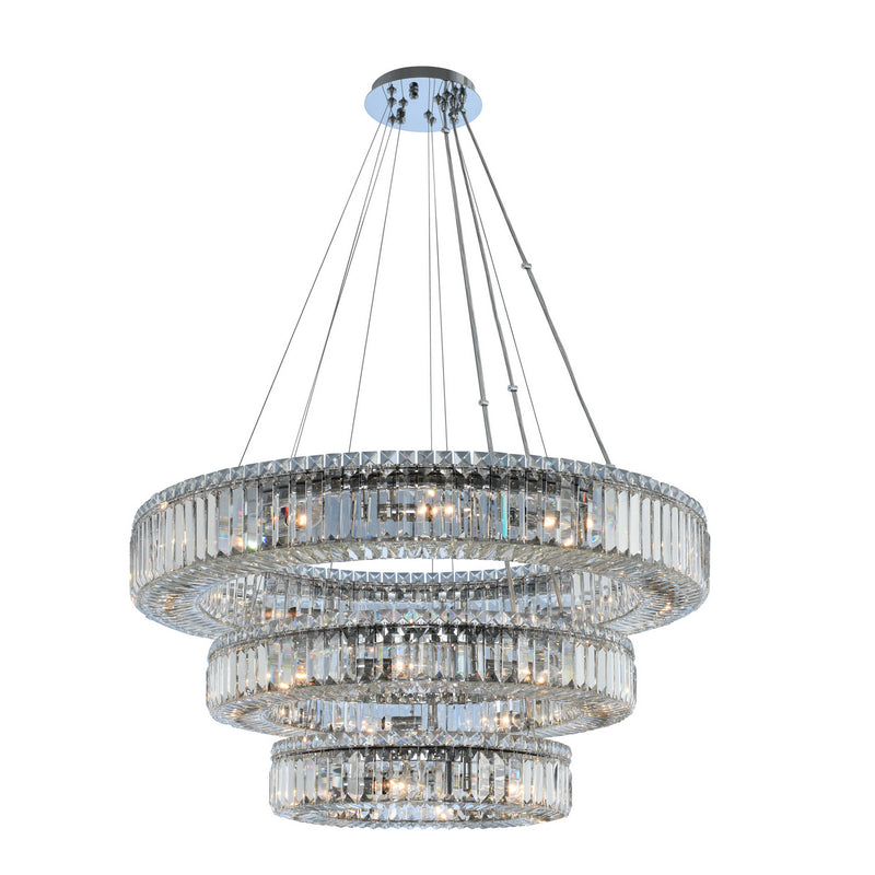 Allegri 11771-010-FR001 27 Light Pendant, Chrome