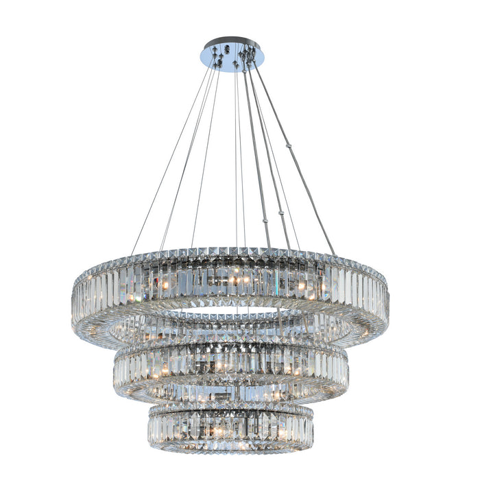 Allegri 11771-010-FR001 27 Light Pendant, Chrome