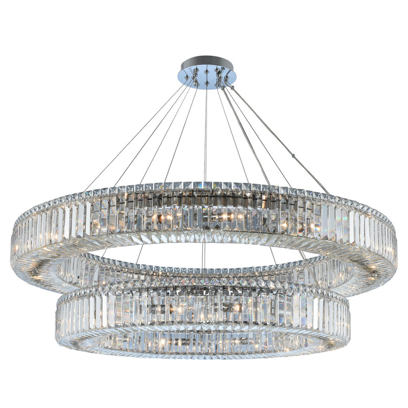 Allegri 11773-010-FR001 30 Light Pendant, Chrome