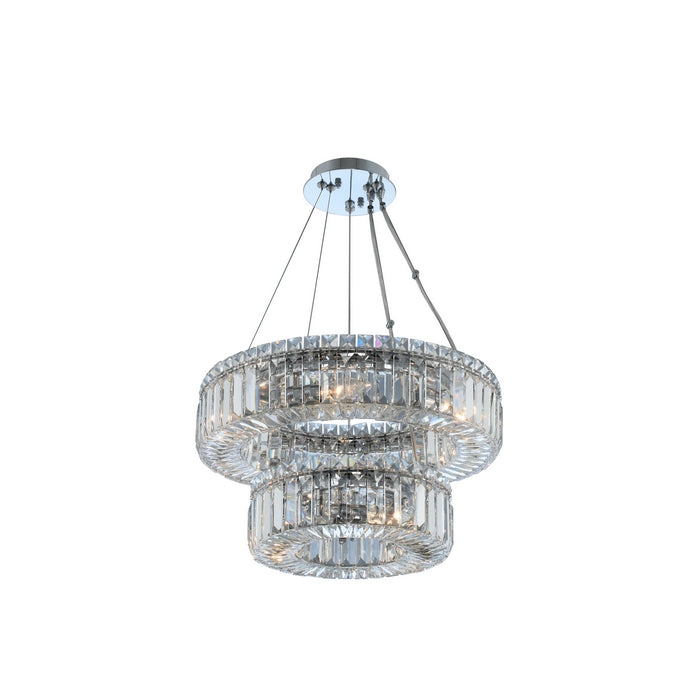 Allegri 11776-010-FR001 Nine Light Pendant, Chrome