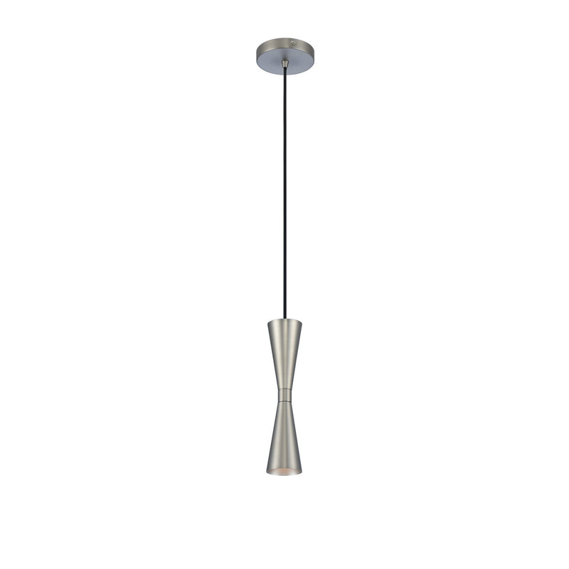 Kalco 310410SN LED Mini Pendant, Satin Nickel