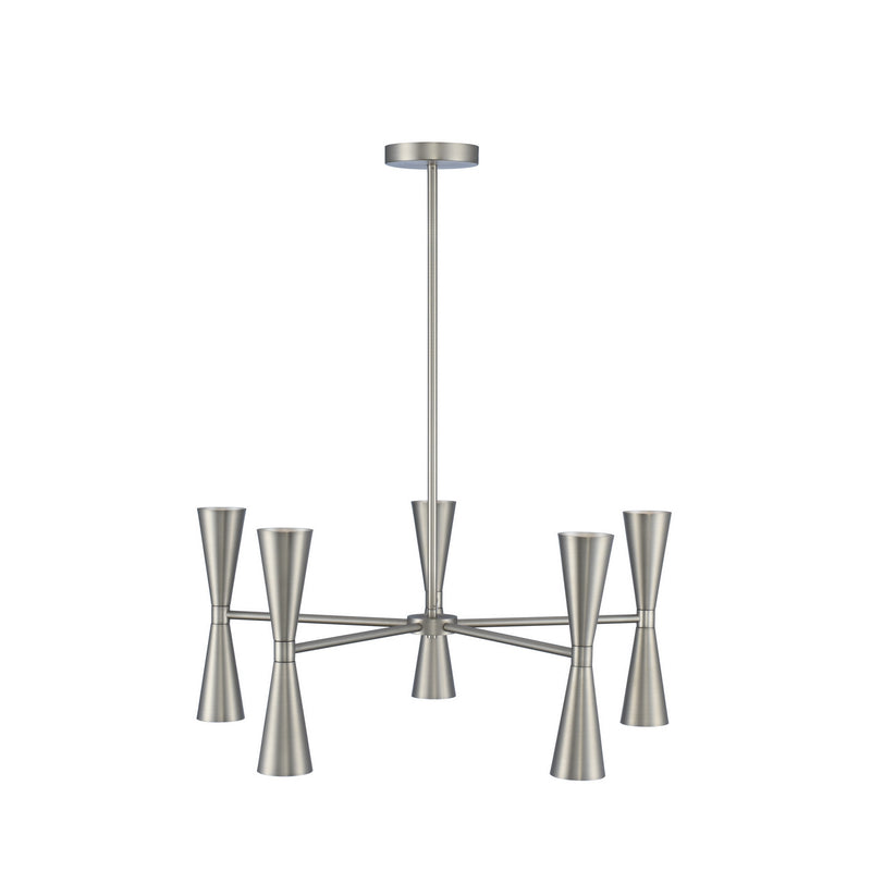 Kalco 310470SN LED Chandelier, Satin Nickel