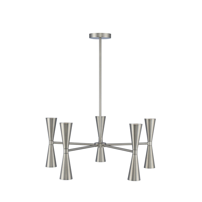 Kalco 310470SN LED Chandelier, Satin Nickel