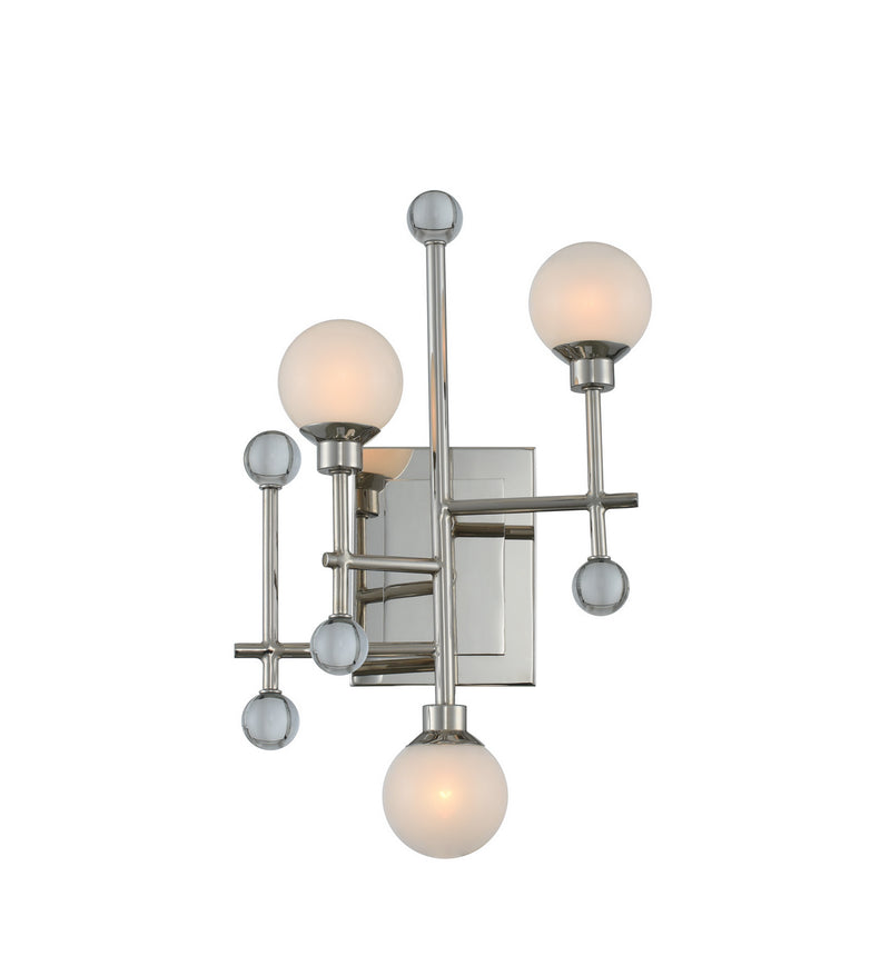 Kalco 508620PN LED Wall Sconce, Polished Nickel