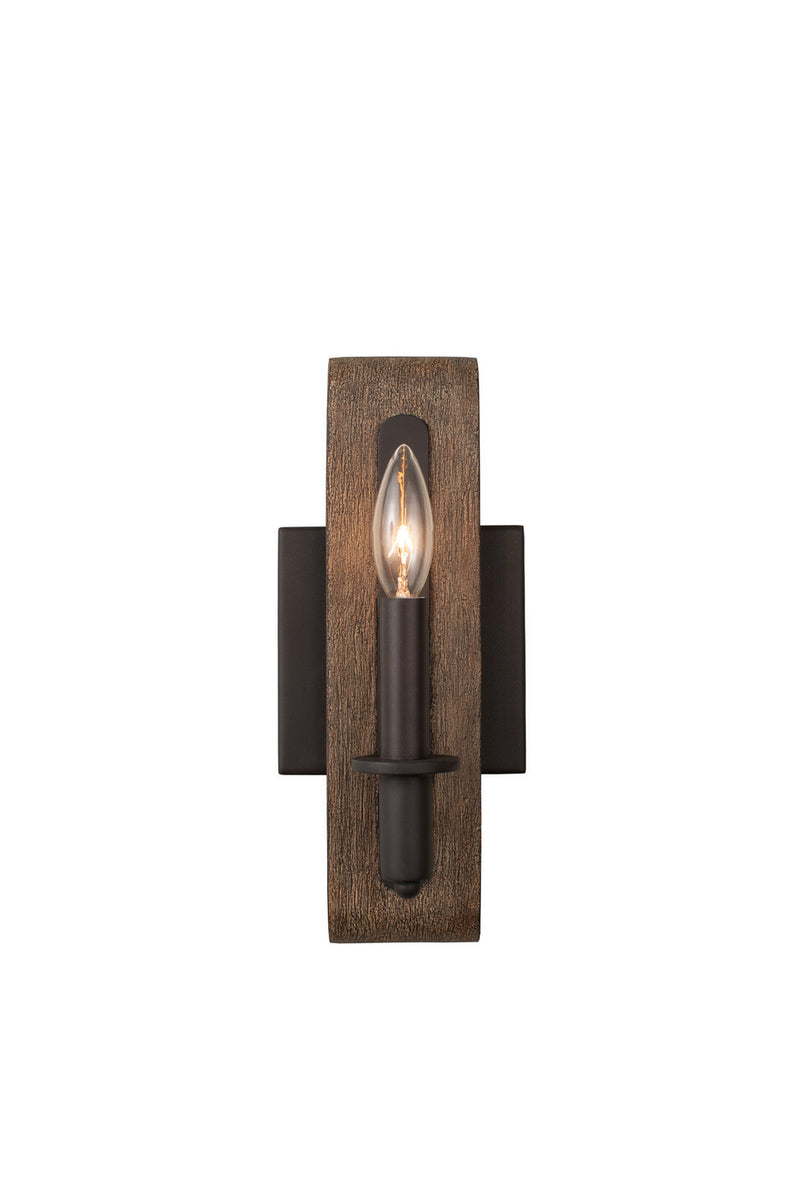 Kalco 508931SZ One Light Bath, Satin Bronze