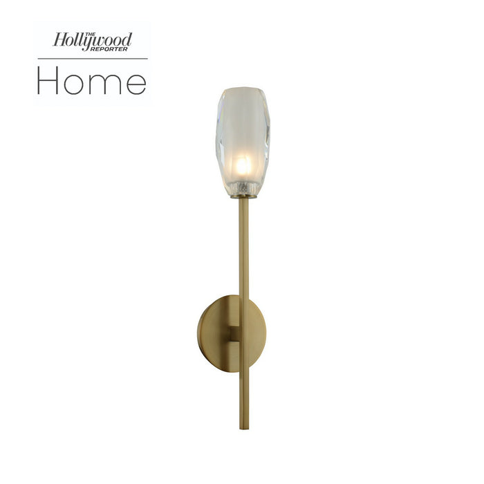 Kalco 511521WB LED Wall Sconce, Winter Brass