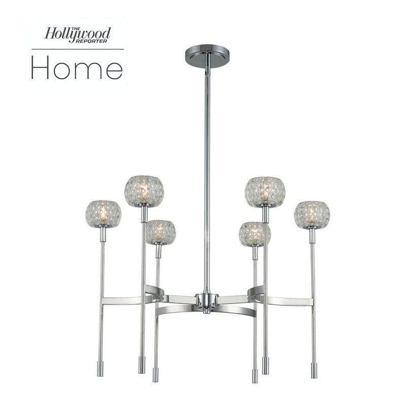 Kalco 511671CH LED Chandelier, Chrome