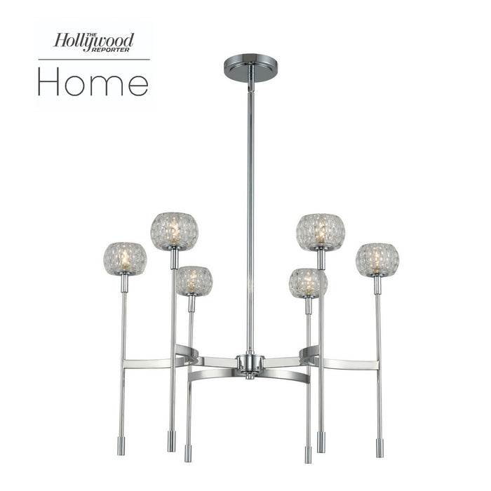 Kalco 511671CH LED Chandelier, Chrome