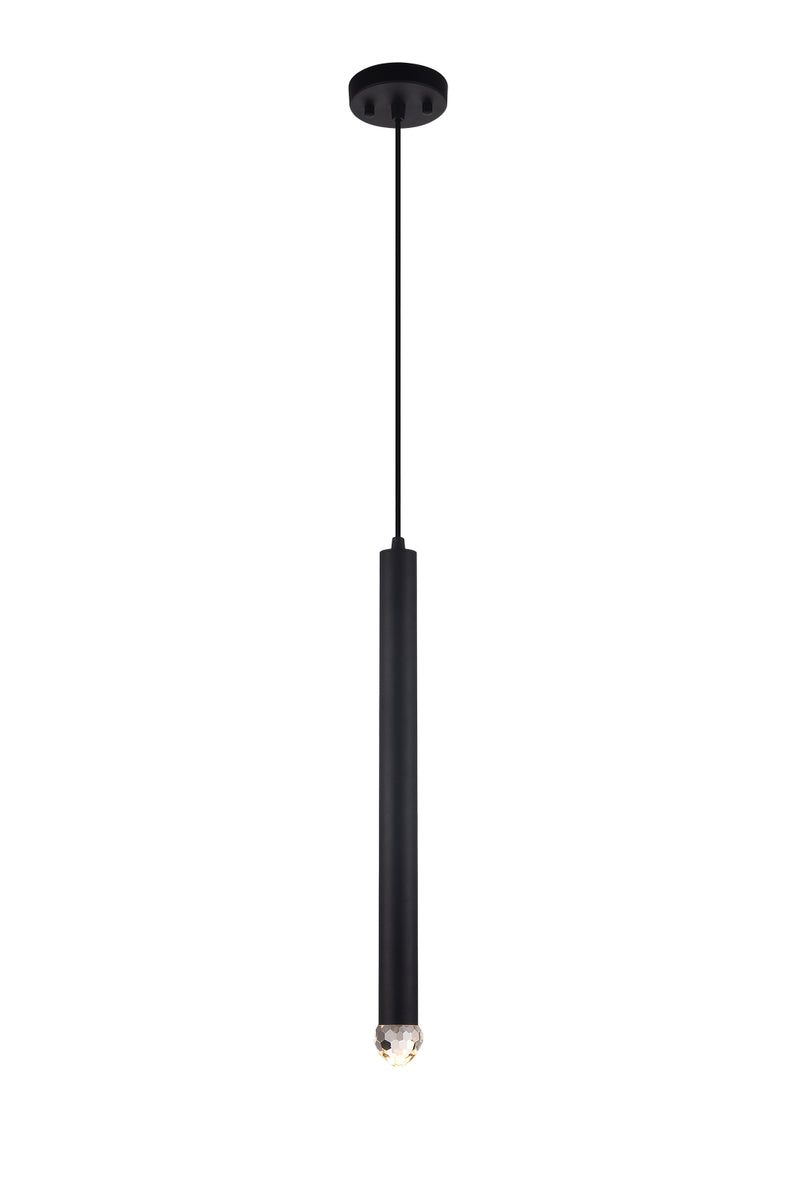 Matteo Lighting C78301MB LED Pendant, Matte Black