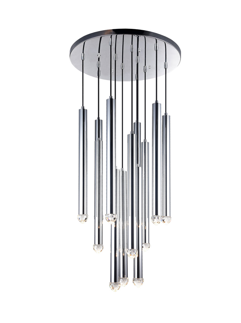 Matteo Lighting C78312CH LED Pendant, Chrome
