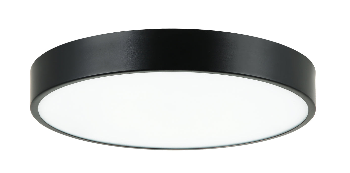Matteo Lighting M13702BK LED Flush Mount, Black