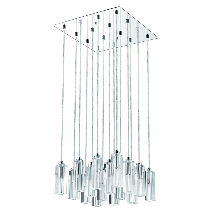 Acclaim Lighting A900126-16-S 16 Light Chandelier, Polished Chrome