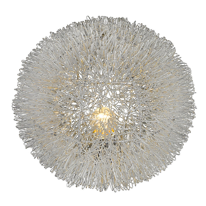Acclaim Lighting BA6002 One Light Accent Lamp, Metallic Silver