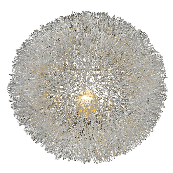 Acclaim Lighting BA6003 One Light Accent Lamp, Metallic Silver