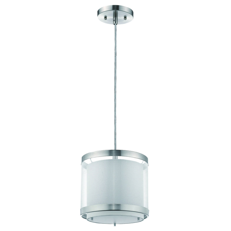 Acclaim Lighting BP8943 One Light Mini Pendant, Brushed Nickel