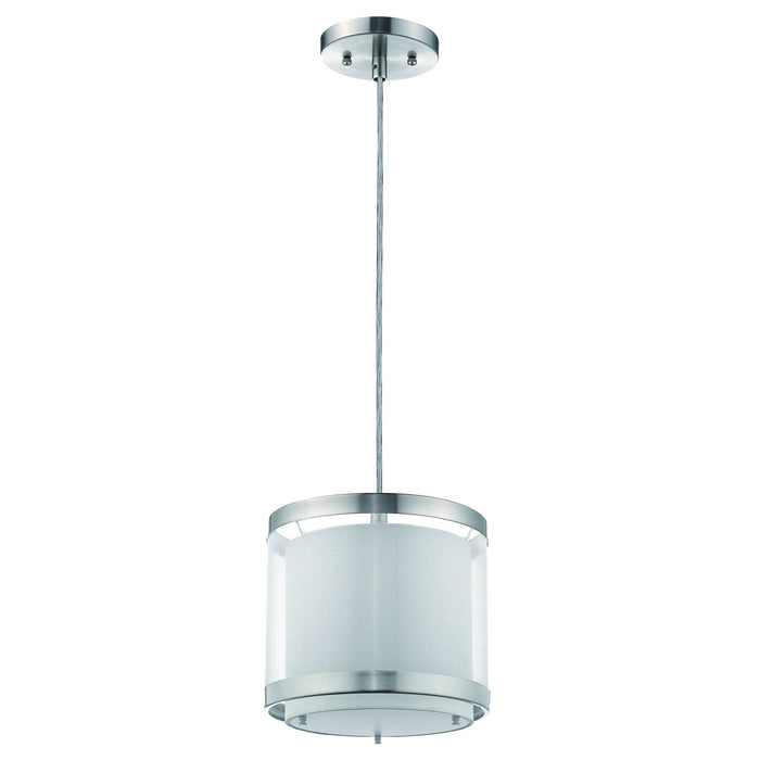 Acclaim Lighting BP8943 One Light Mini Pendant, Brushed Nickel