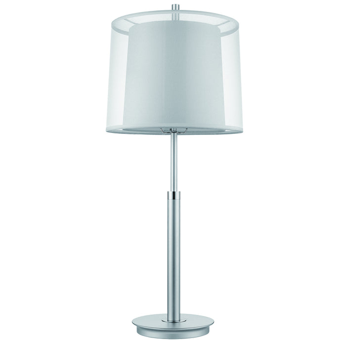 Acclaim Lighting BT7143 One Light Table Lamp, Metallic Silver/ Polished Chrome